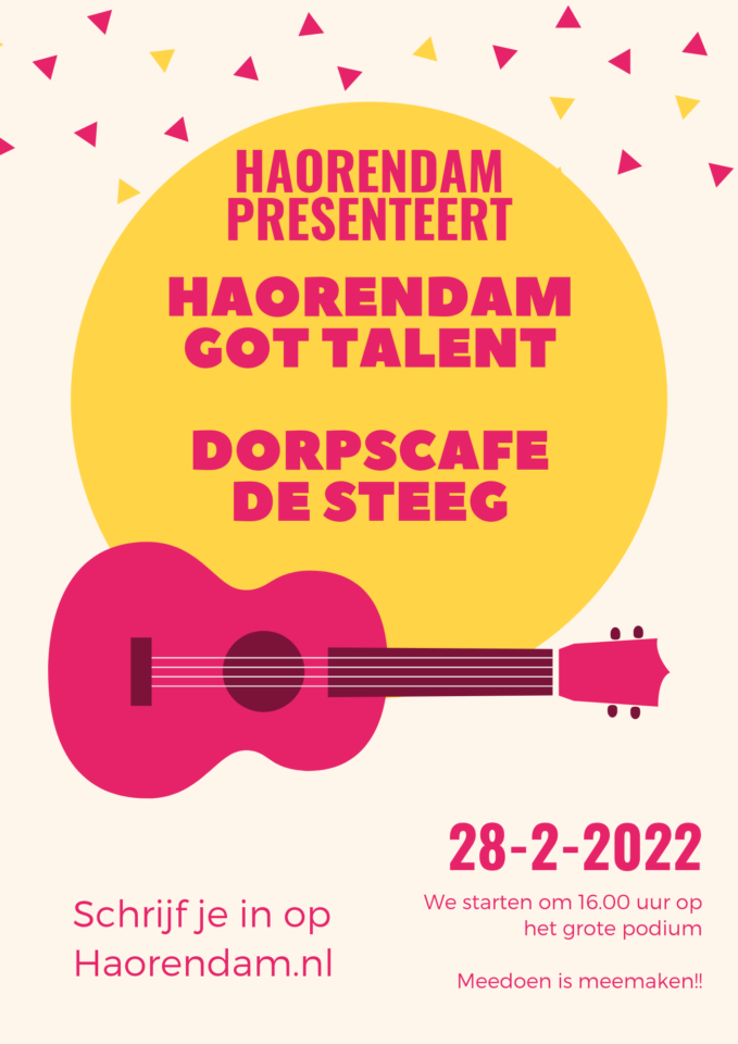 De grote Haorendam Got Talent Show