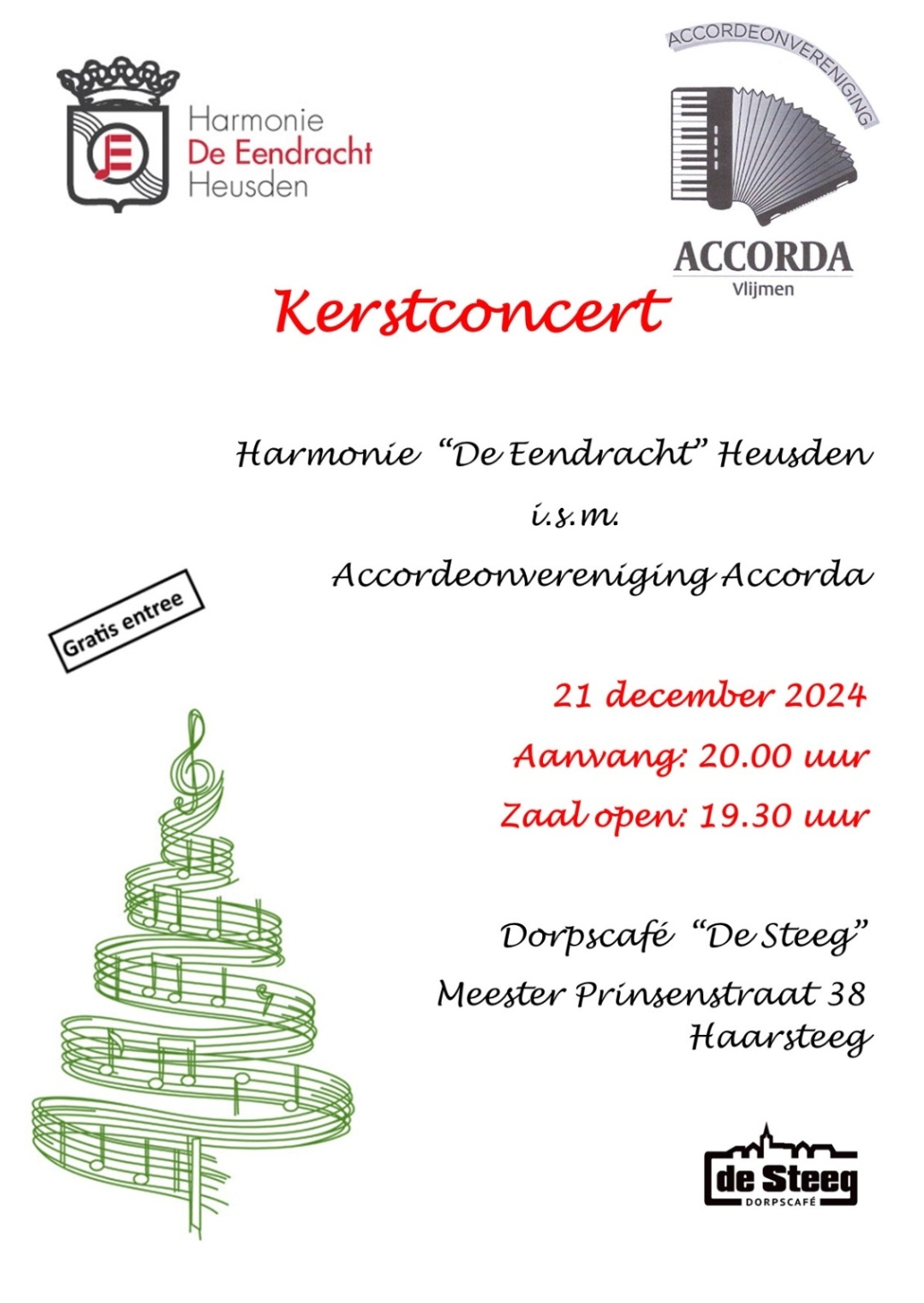 Kerstconcert Harmonie Heusden