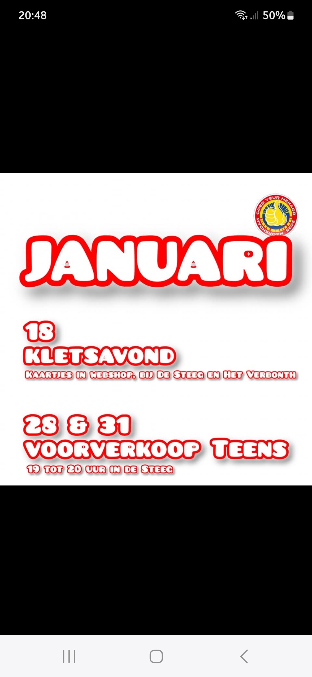 Voorverkoop Teens 2025